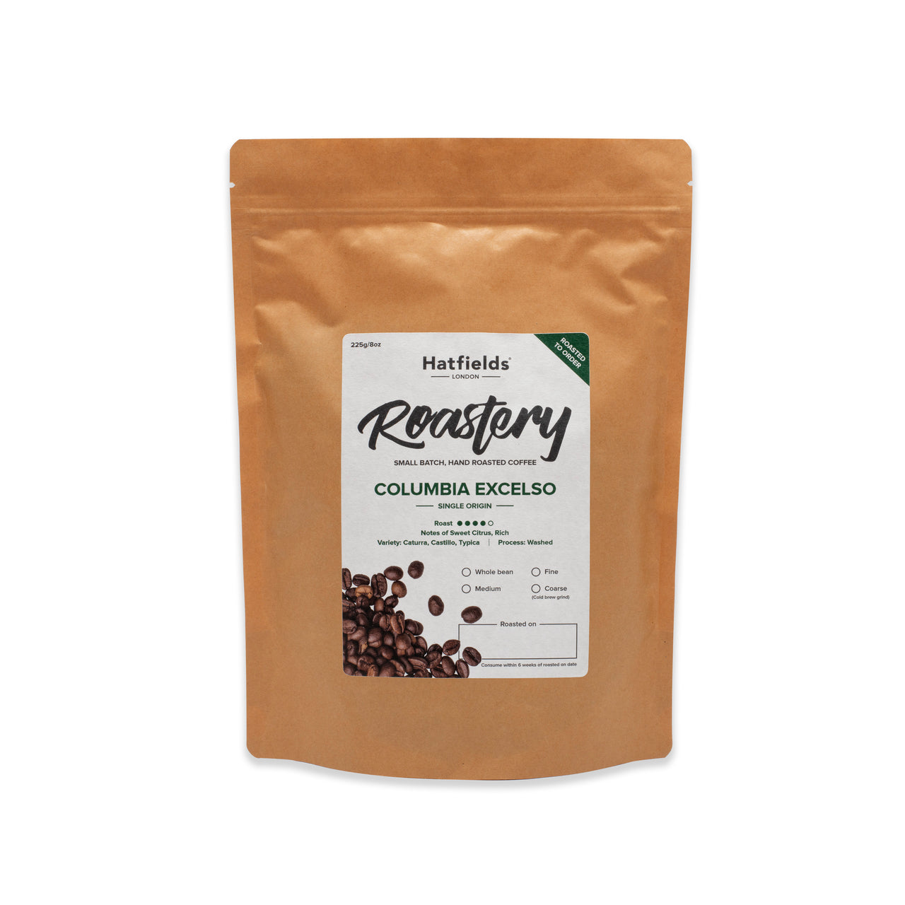Hatfields Roastery Fresh Roast Coffee - Columbia Excelso